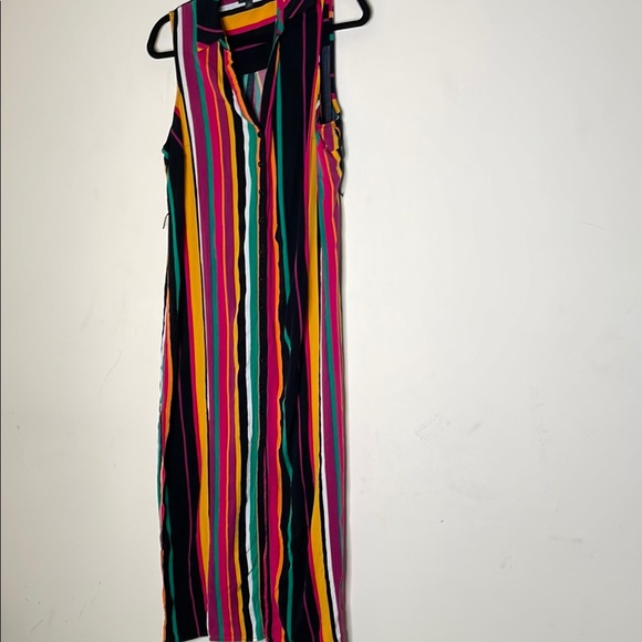 torrid Dresses & Skirts - Torrid Pink and Orange V-Neck Maxi Sundress